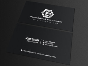 Business Card Design by chandrayaan.creative for Structural Steel & Plate Fabrication | Design: #15506743