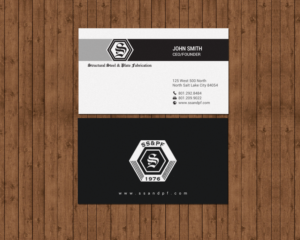 Business Card Design by chandrayaan.creative for Structural Steel & Plate Fabrication | Design: #15508014