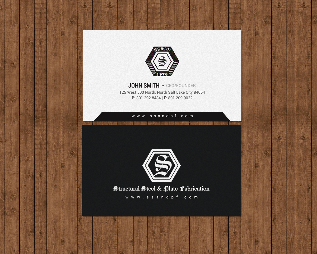 Business Card Design by chandrayaan.creative for Structural Steel & Plate Fabrication | Design #15508047