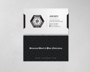 Business Card Design by chandrayaan.creative for Structural Steel & Plate Fabrication | Design: #15587478