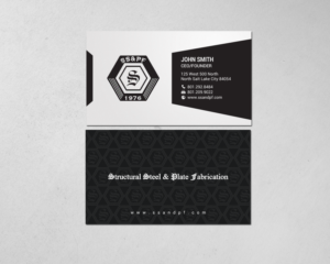 Business Card Design by chandrayaan.creative for Structural Steel & Plate Fabrication | Design: #15587684