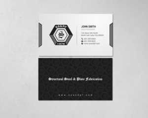 Business Card Design by chandrayaan.creative for Structural Steel & Plate Fabrication | Design: #15587686