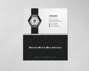 Business Card Design by chandrayaan.creative for Structural Steel & Plate Fabrication | Design: #15587862