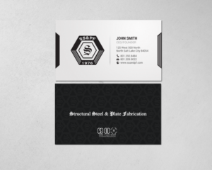 Business Card Design by chandrayaan.creative for Structural Steel & Plate Fabrication | Design: #15587971