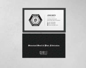 Business Card Design by chandrayaan.creative for Structural Steel & Plate Fabrication | Design: #15588134