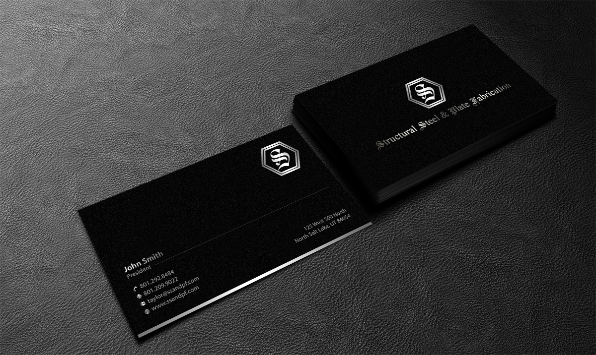Design de Carte de Visite par SS_Designs pour Structural Steel & Plate Fabrication | Design #15525960