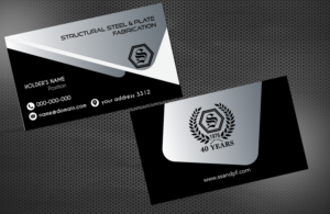 Business Card Design by designfycentral for Structural Steel & Plate Fabrication | Design: #15506325