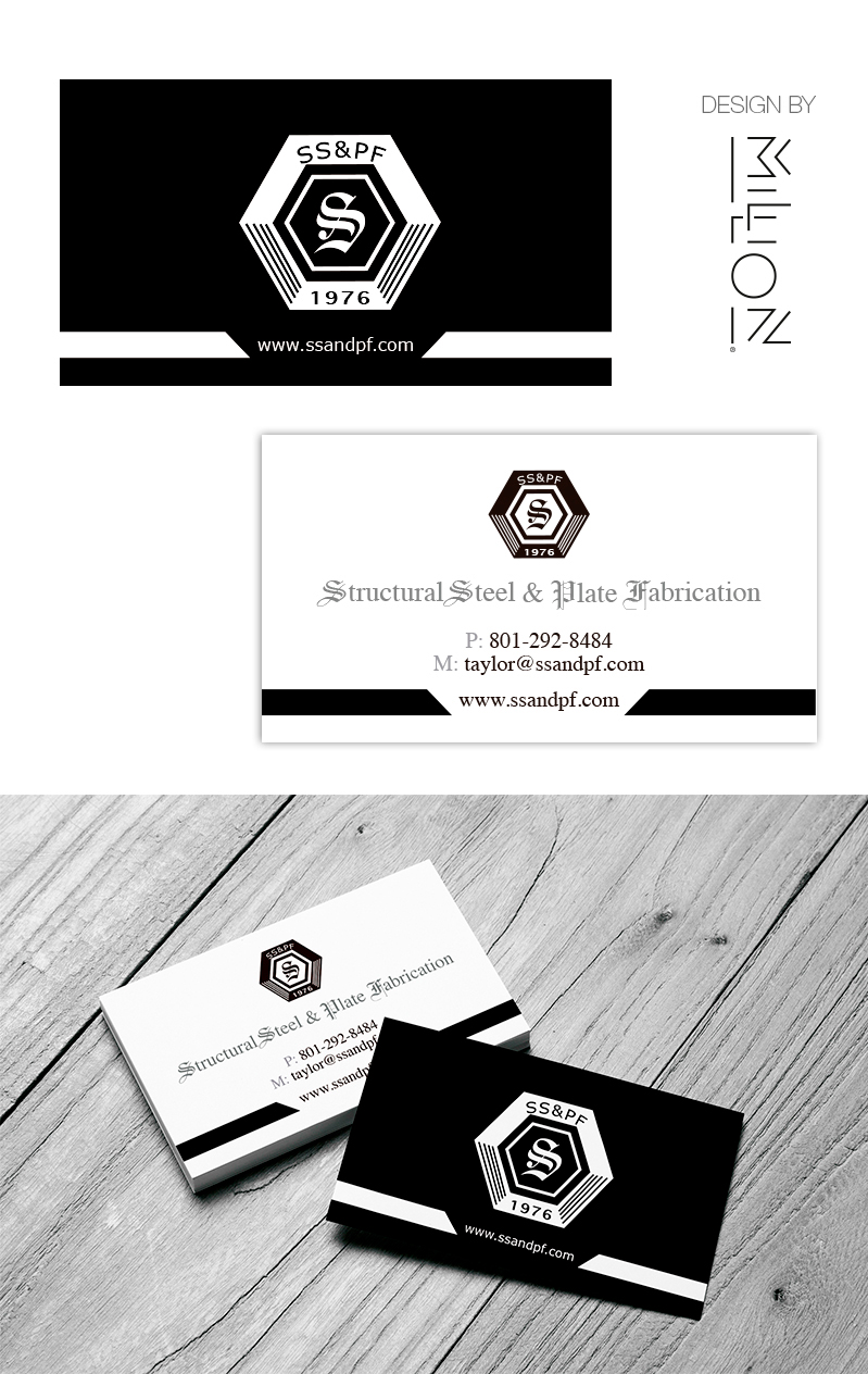 Business Card Design by Million-Mexico for Structural Steel & Plate Fabrication | Design #15568618
