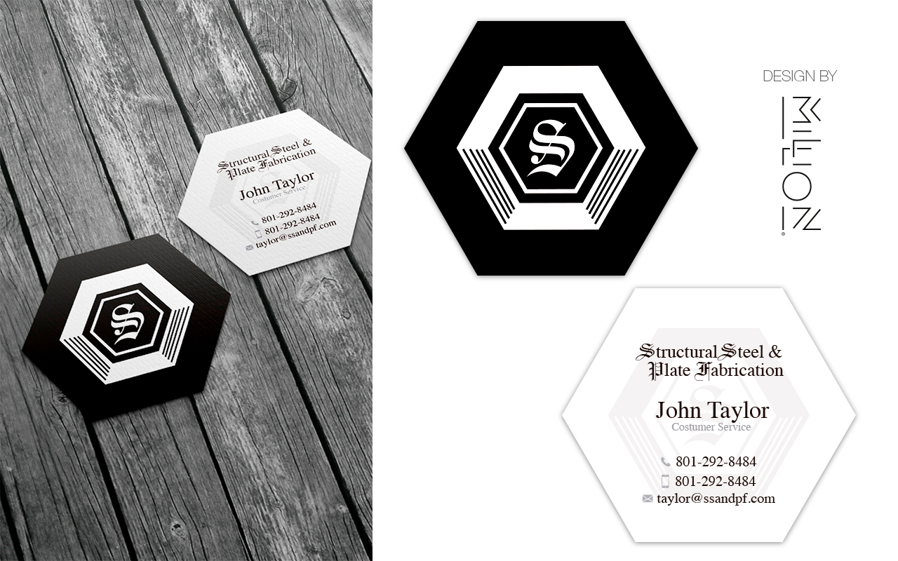 Business Card Design by Million-Mexico for Structural Steel & Plate Fabrication | Design #15568636