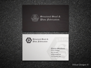 Diseño de Tarjeta de Presentación por SyncFuse™ Solutions para Structural Steel & Plate Fabrication | Diseño #15642284
