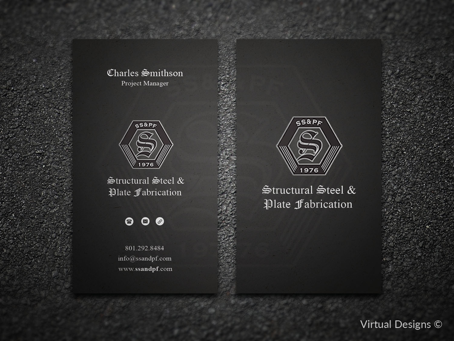 Design de Carte de Visite par SyncFuse™ Solutions pour Structural Steel & Plate Fabrication | Design #15642408