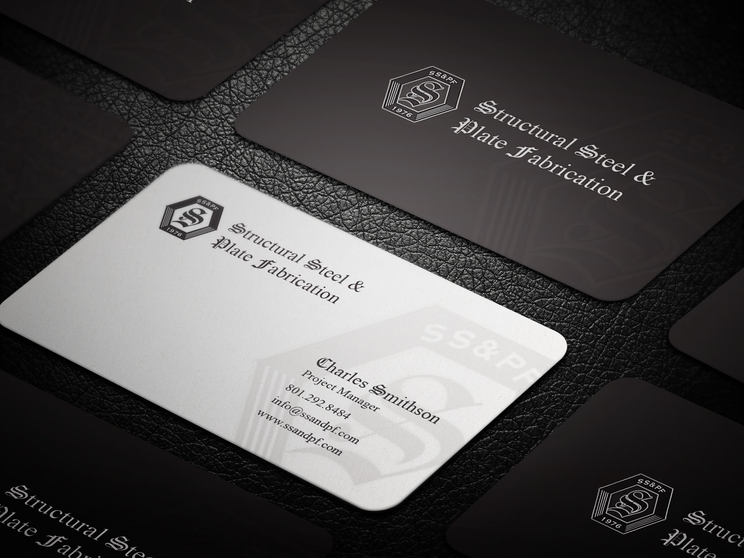 Business Card Design by SyncFuse™ Solutions for Structural Steel & Plate Fabrication | Design #15642566