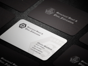 Business Card Design by SyncFuse™ Solutions for Structural Steel & Plate Fabrication | Design: #15642566
