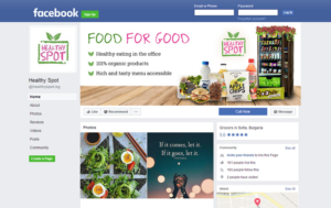 Healthy Spot vending machines facebook page design | Facebook-Design von JustACreative1