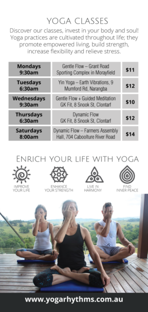 Flyer-Design von Sergio Coelho für Yoga Rhythms | Design: #15505793