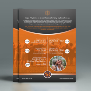 Flyer-Design von designgreen für Yoga Rhythms | Design: #15509749
