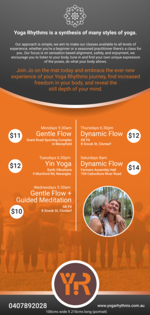 Flyer-Design von designgreen für Yoga Rhythms | Design: #15517042