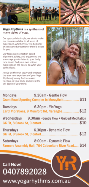 Flyer-Design von Parul für Yoga Rhythms | Design: #15514149