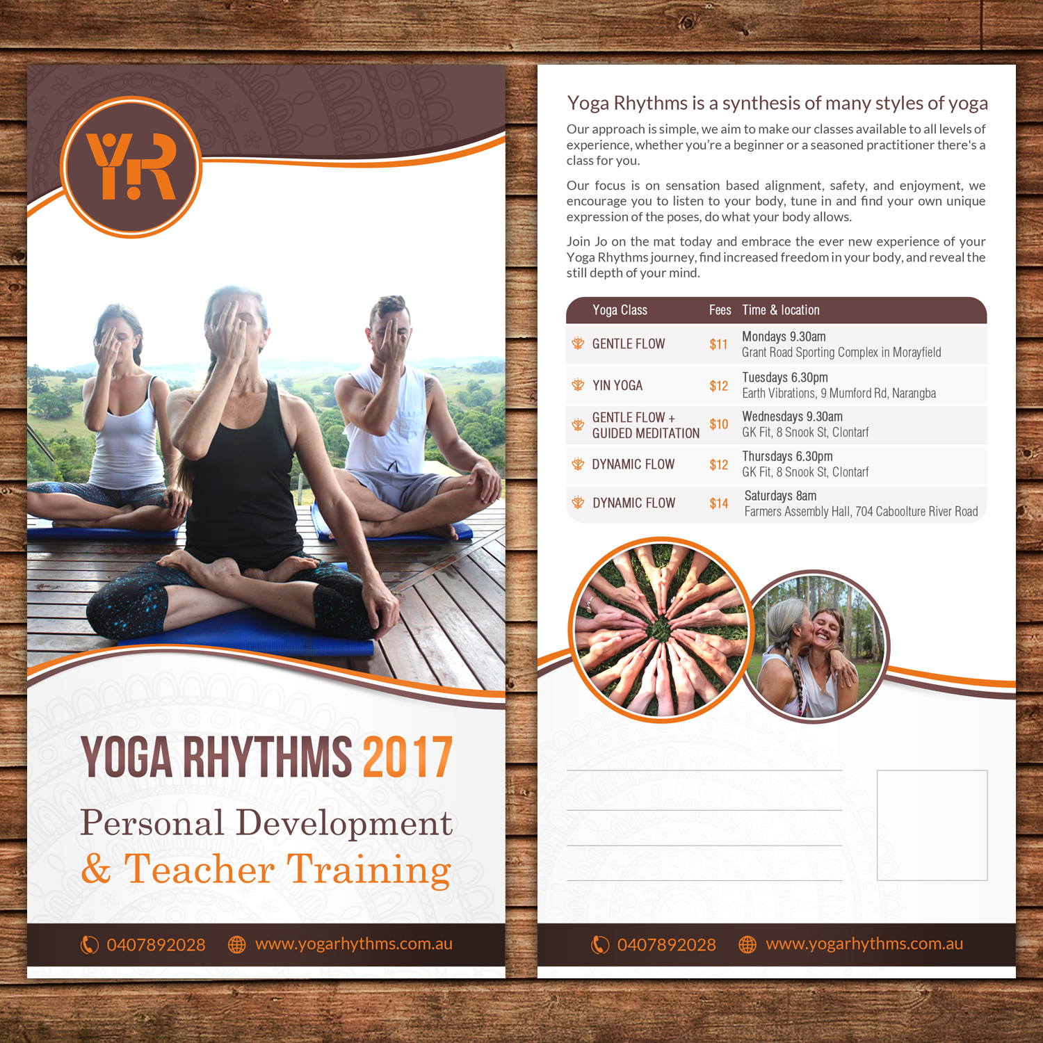 Flyer-Design von debdesign für Yoga Rhythms | Design #15505049