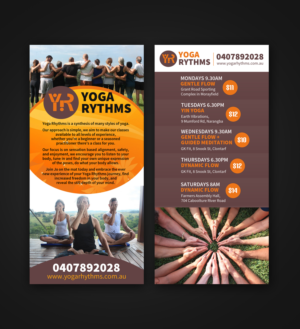 Flyer-Design von Gfx.26™ für Yoga Rhythms | Design: #15513844