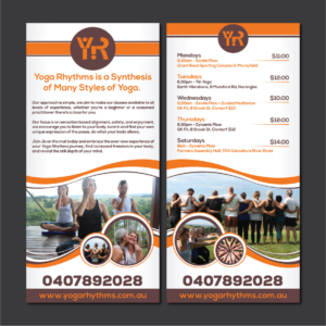 Flyer-Design von Deziners Zone für Yoga Rhythms | Design: #15508464
