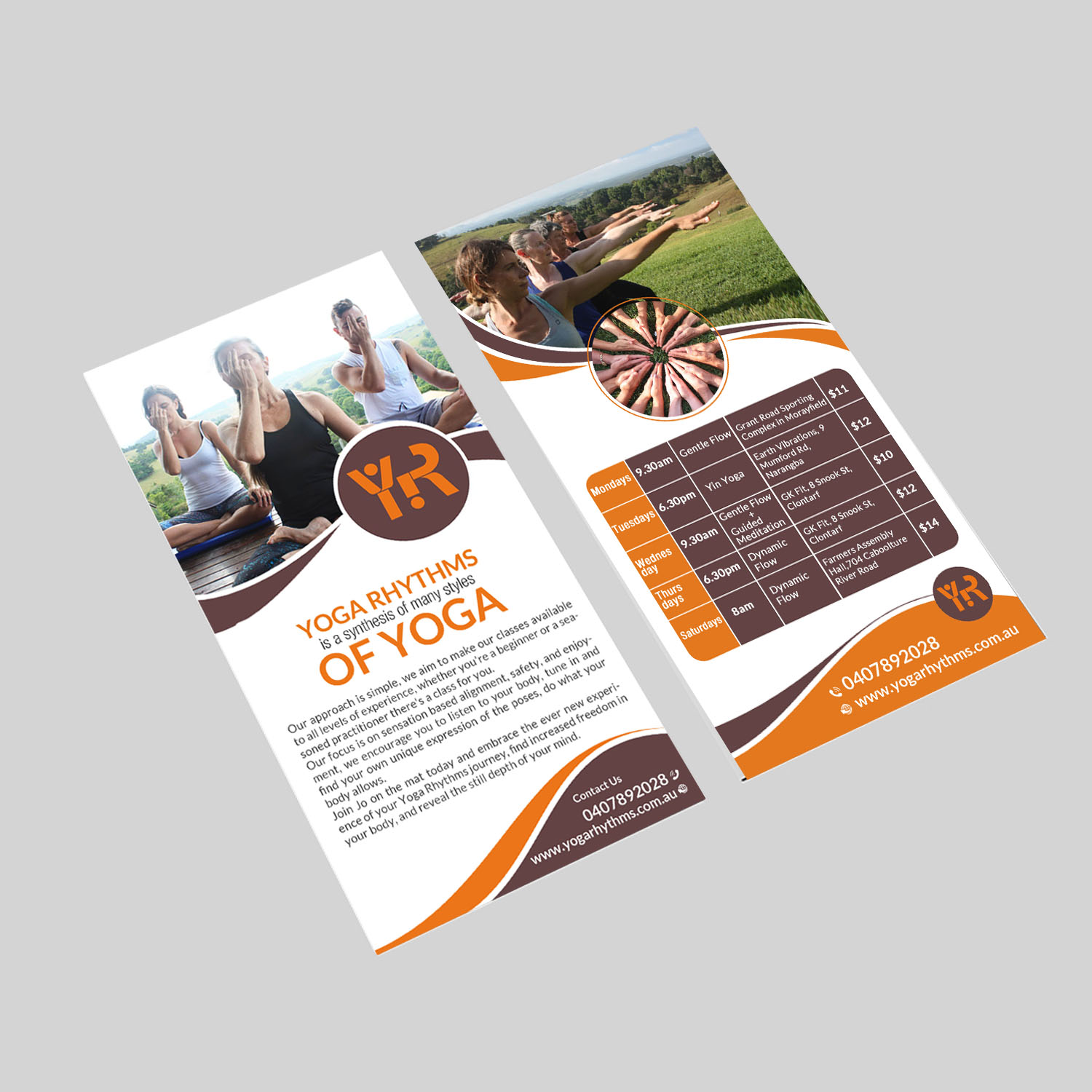 Flyer-Design von creative.bugs für Yoga Rhythms | Design #15505397