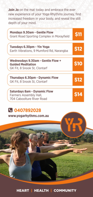 Flyer Design by D Creative for Yoga Rhythms | Design: #15509309
