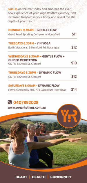 Flyer Design by D Creative for Yoga Rhythms | Design: #15520169