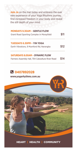 Flyer-Design von D Creative für Yoga Rhythms | Design: #16322194