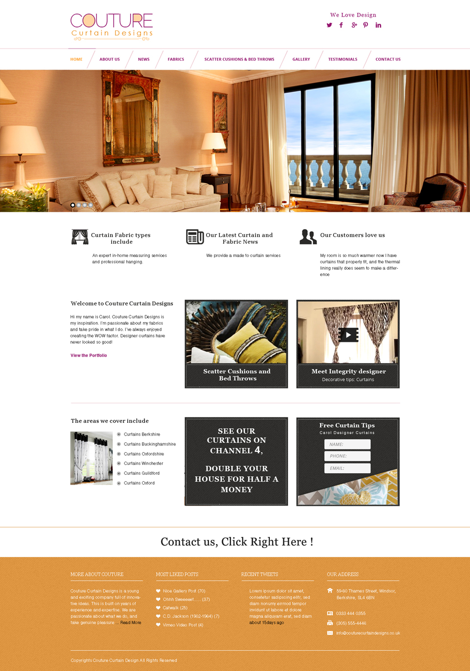 Wordpress Design by Da Miracle for this project | Design #2621663