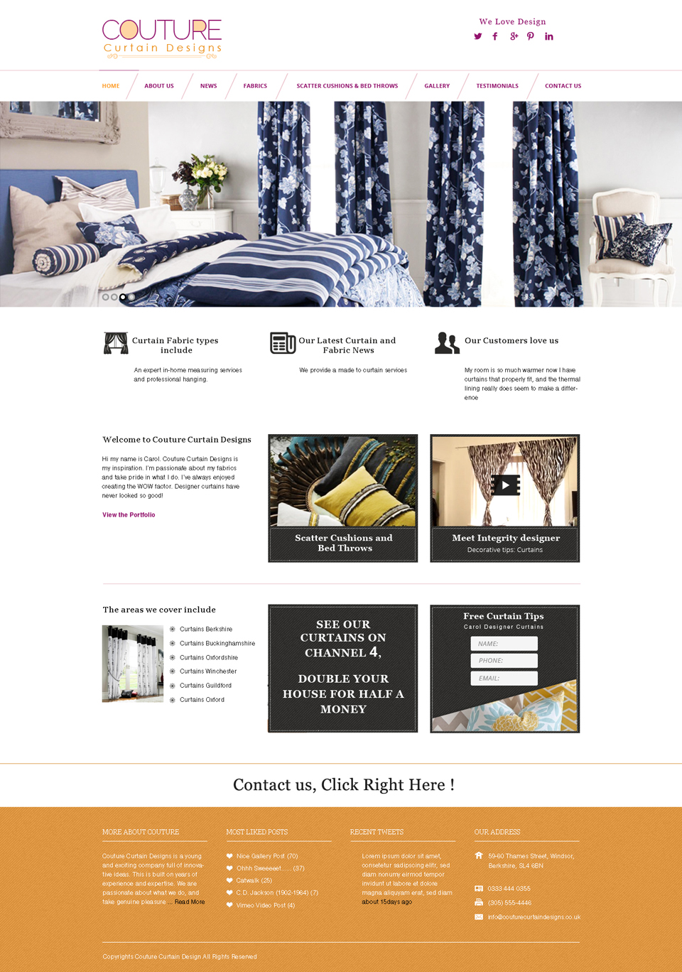 Wordpress Design by Da Miracle for this project | Design #2621681