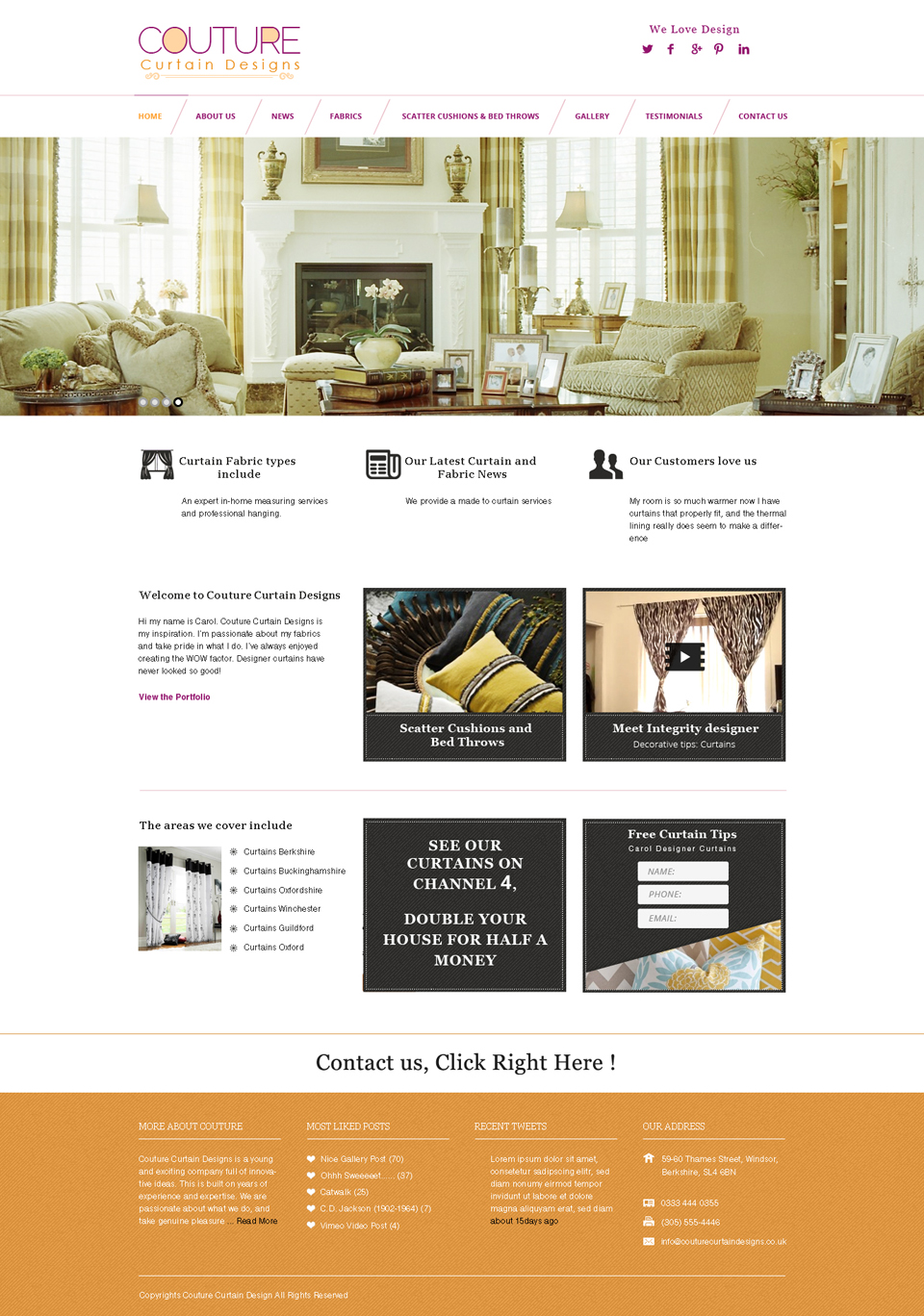 Wordpress Design by Da Miracle for this project | Design #2621686