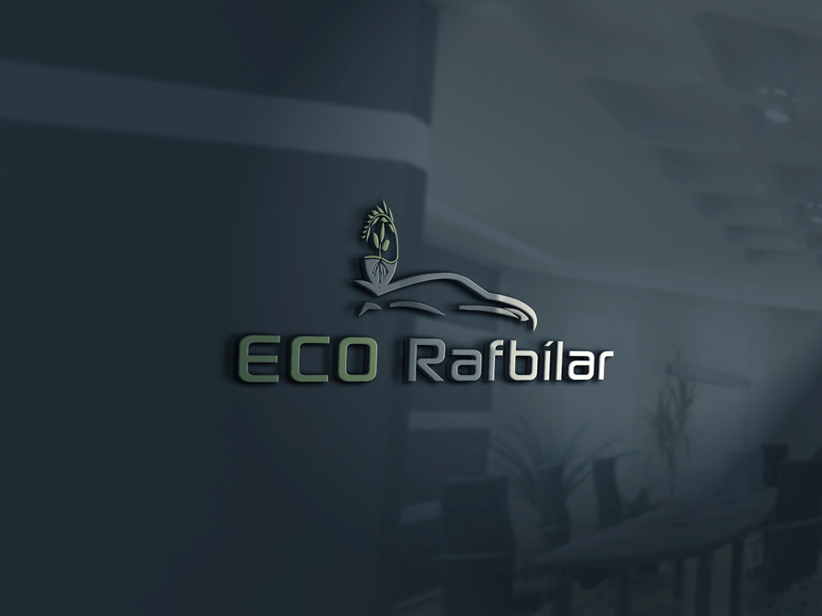 Logo Design by Top king  designer for ECO Rafbílar | Design #15530302