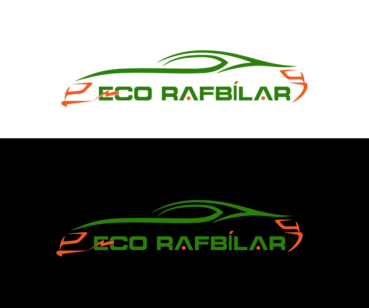 Logo Design by rocklee for ECO Rafbílar | Design #15558216