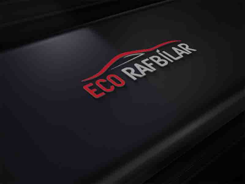 Logo Design by Sherpa design for ECO Rafbílar | Design #15526299