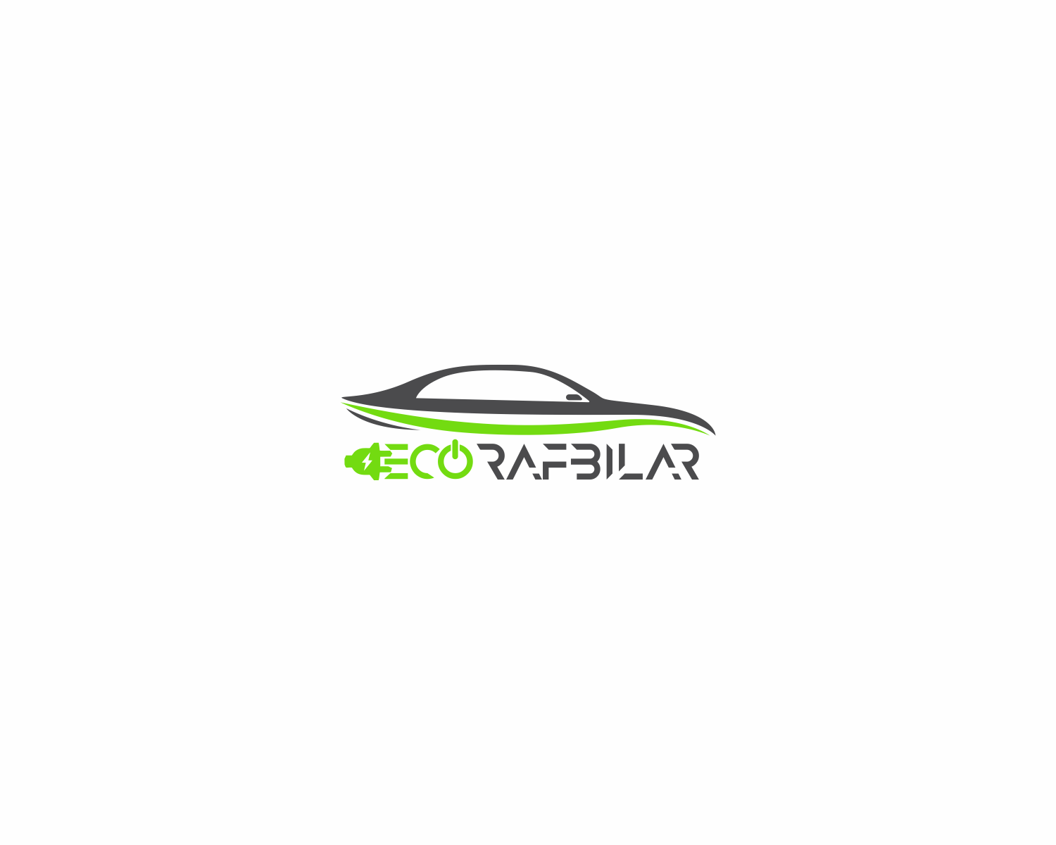 Logo Design by FlyingColours for ECO Rafbílar | Design #15616599