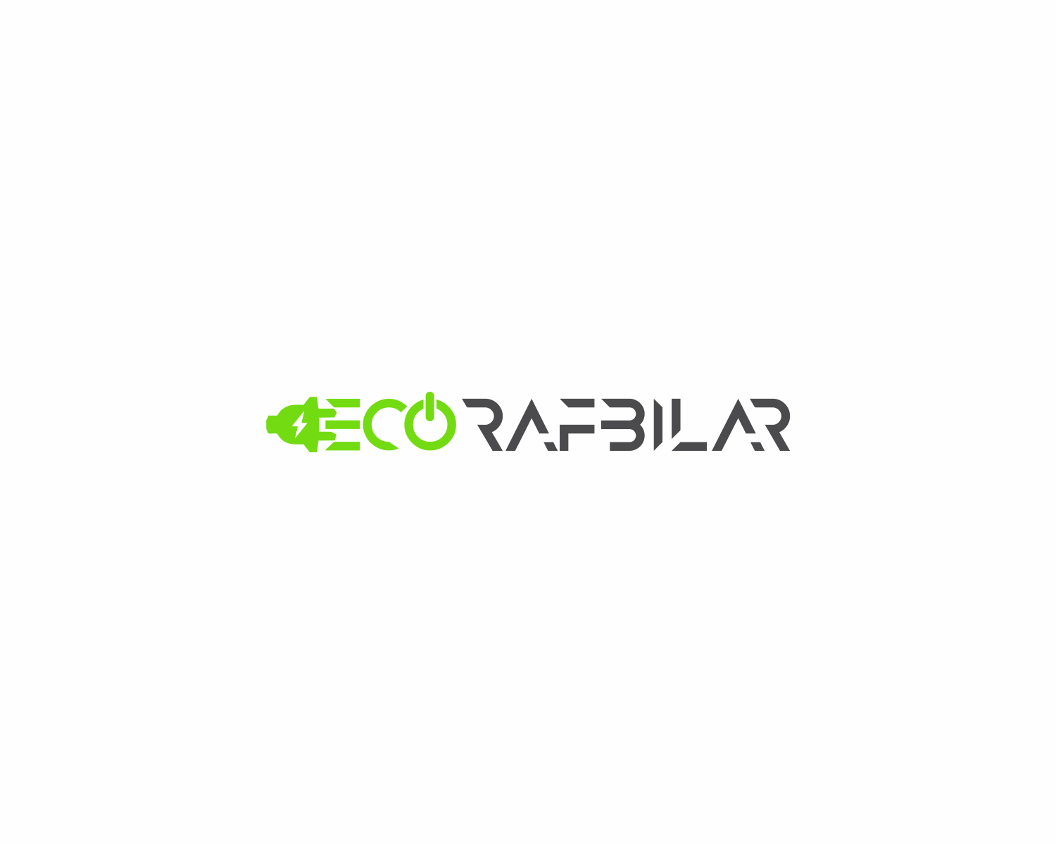 Logo Design by FlyingColours for ECO Rafbílar | Design #15616609