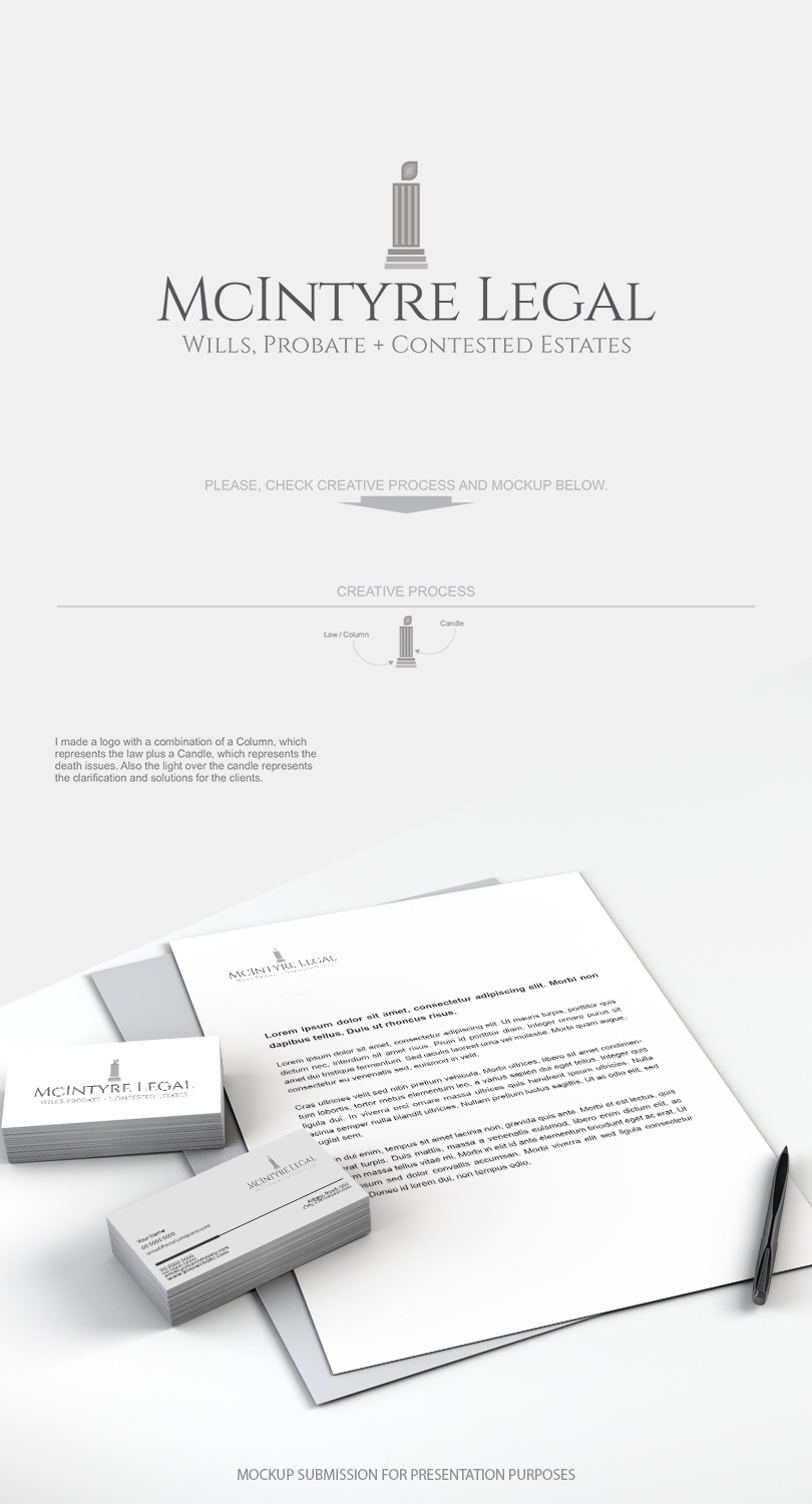 Logo-Design von rafaeldsgn für McIntyre Legal Pty Ltd | Design #15522416