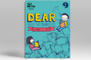 Drop Everything And Read- DEAR poster | Poster Design by Luniere Designs