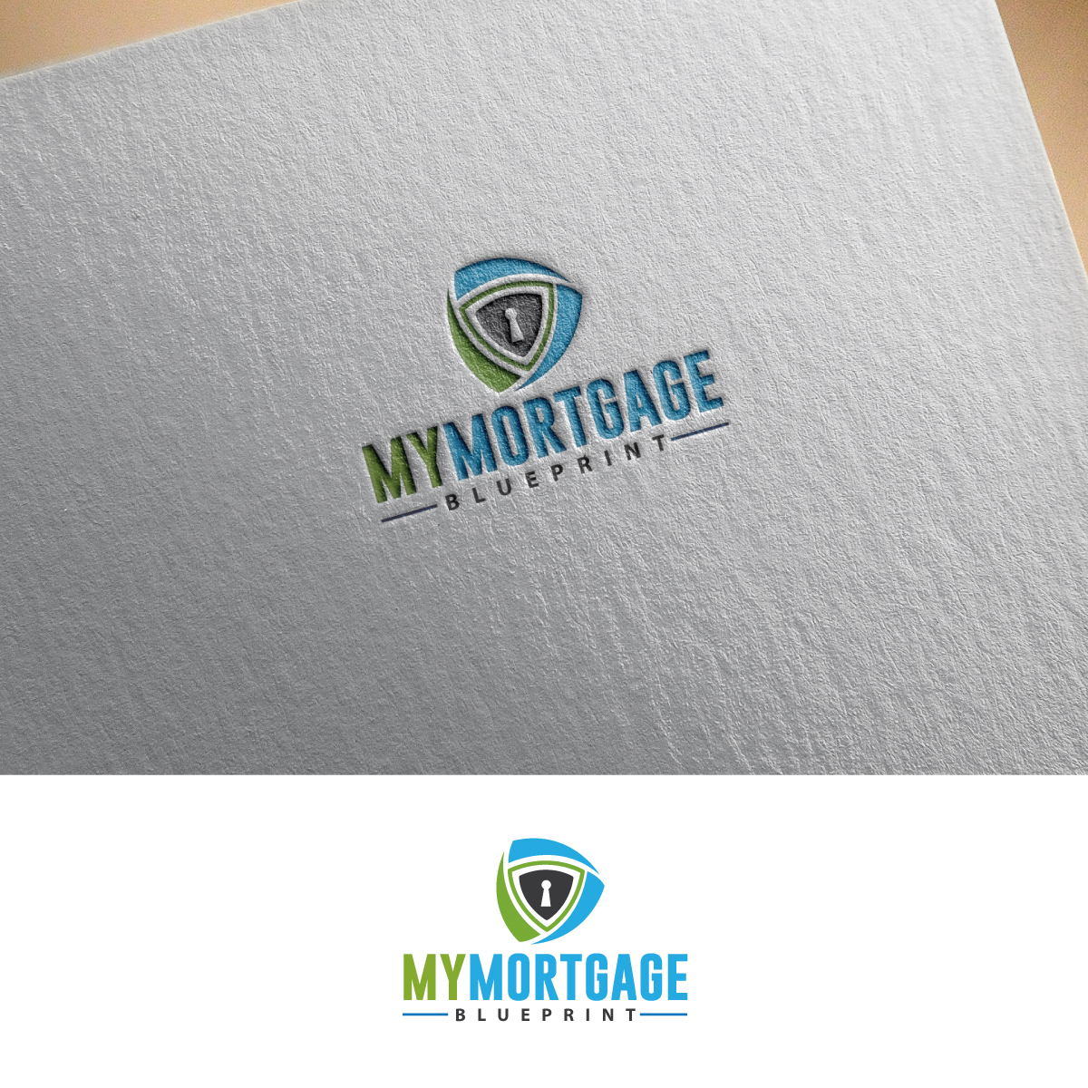 Logo Design by e-graphics for My Mortgage Blueprint  | Design #15553957