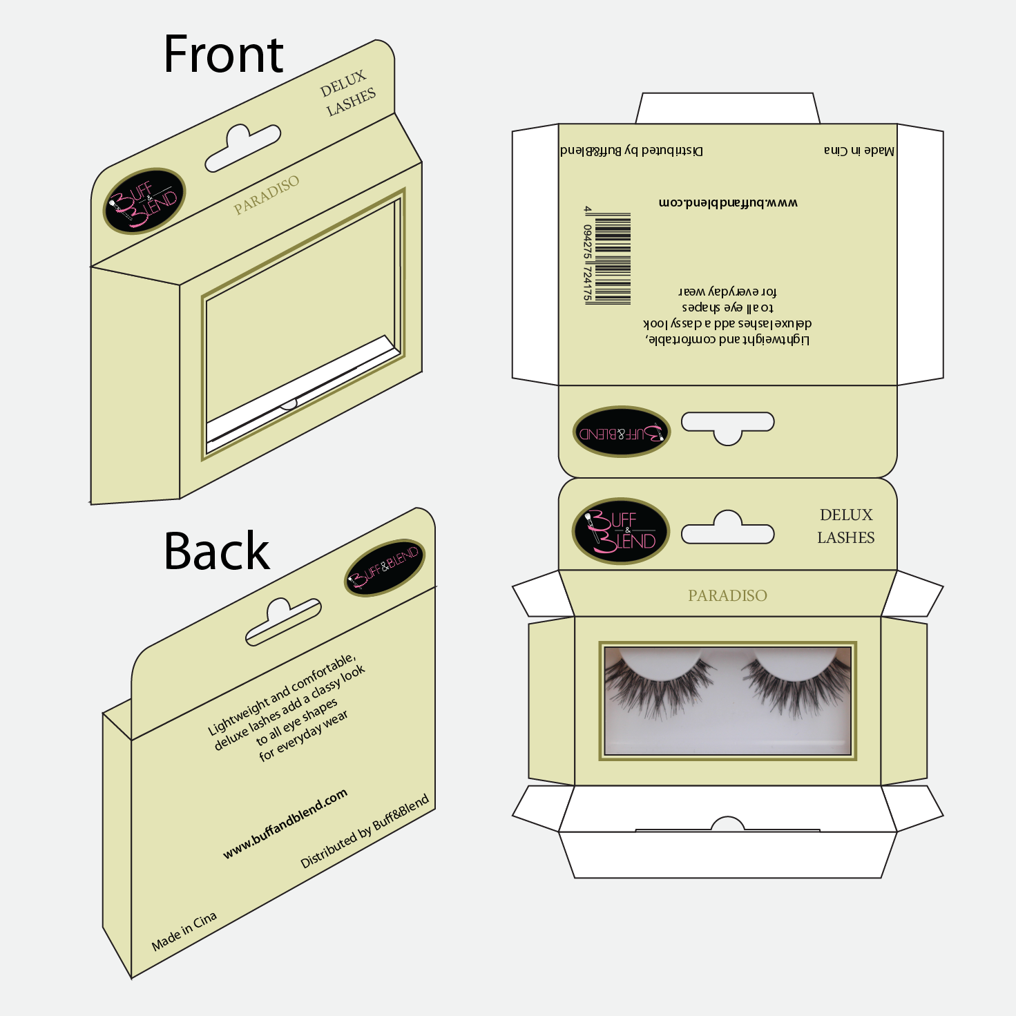 Verpackungs-Design von maereram für Buff and Blend | Design #15606467