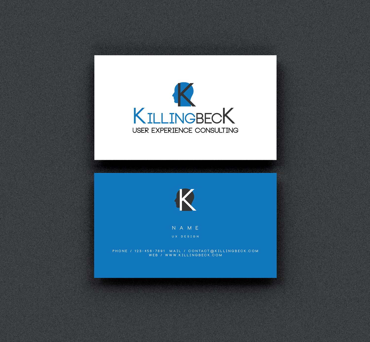 Logo and Business Card Design by Cintia Vaz Cavalcanti de Albuquerque 2 for Killingbeck | Design #15675333