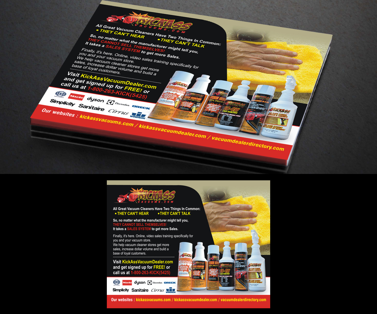 Flyer Design by Designers Hub for KickAssVacuums.com | Design #15522589