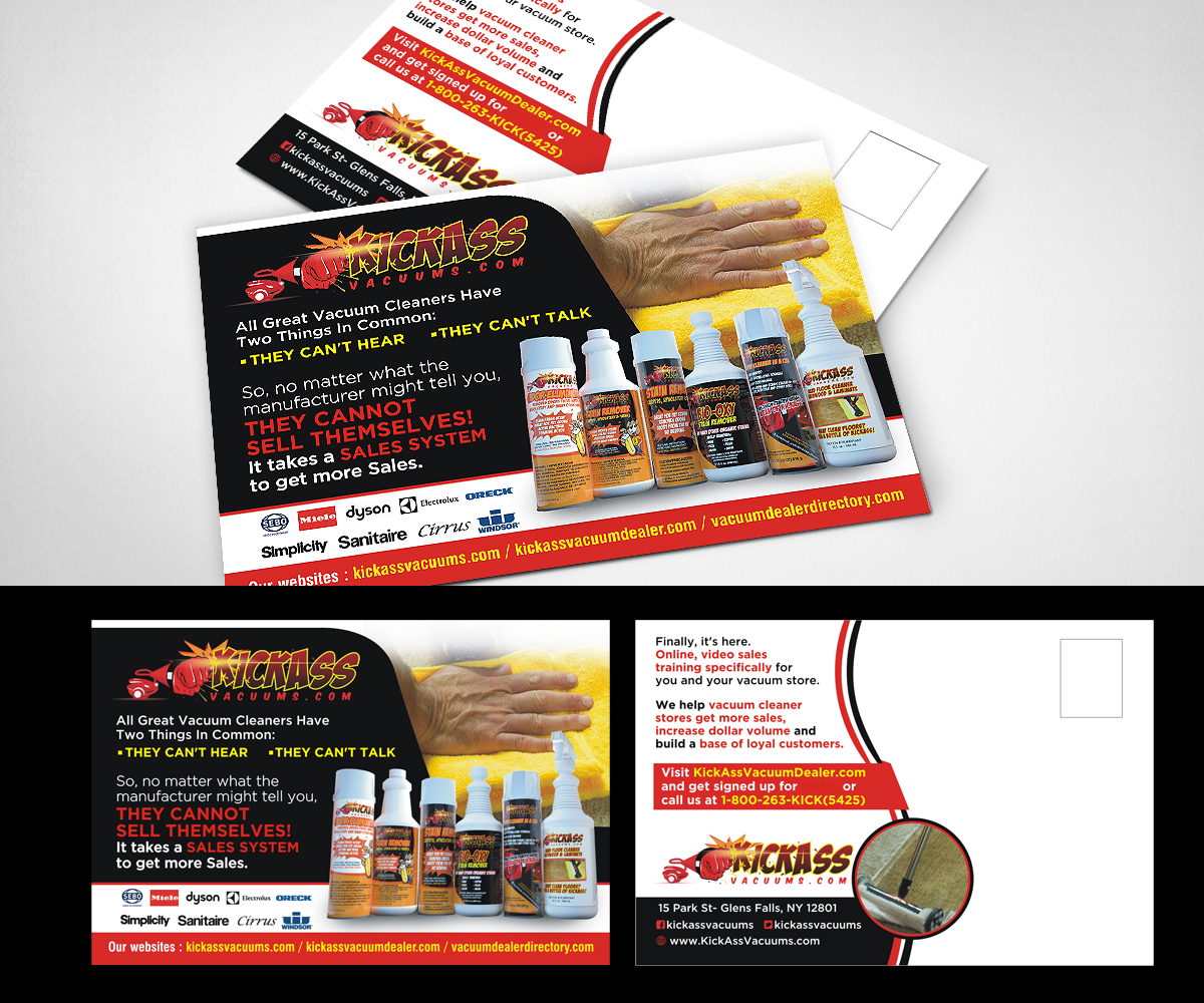Flyer Design by Designers Hub for KickAssVacuums.com | Design #15527583