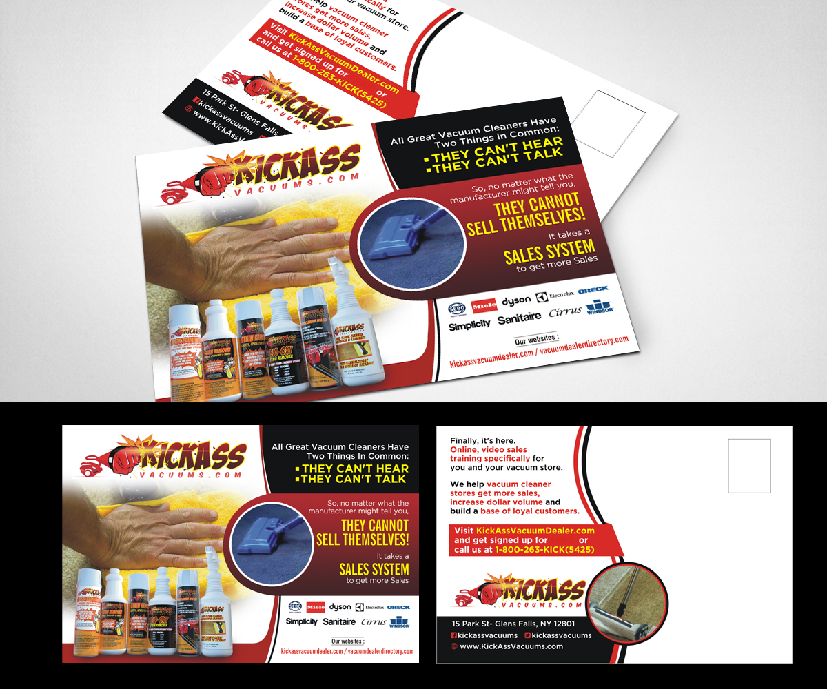 Flyer Design by Designers Hub for KickAssVacuums.com | Design #15531405