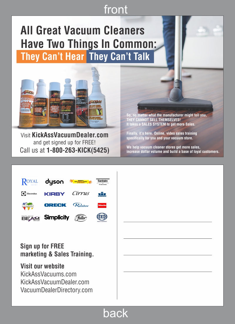 Design de Flyer par Savitra pour KickAssVacuums.com | Design #15514815