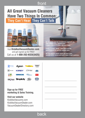 Flyer Design by Savitra for KickAssVacuums.com | Design: #15514815