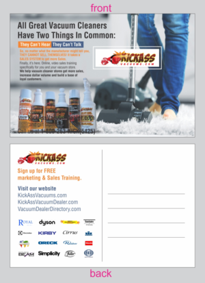 Flyer Design by Savitra for KickAssVacuums.com | Design: #15514934
