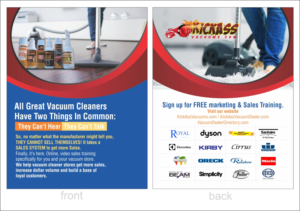 Flyer Design by Savitra for KickAssVacuums.com | Design: #15515072