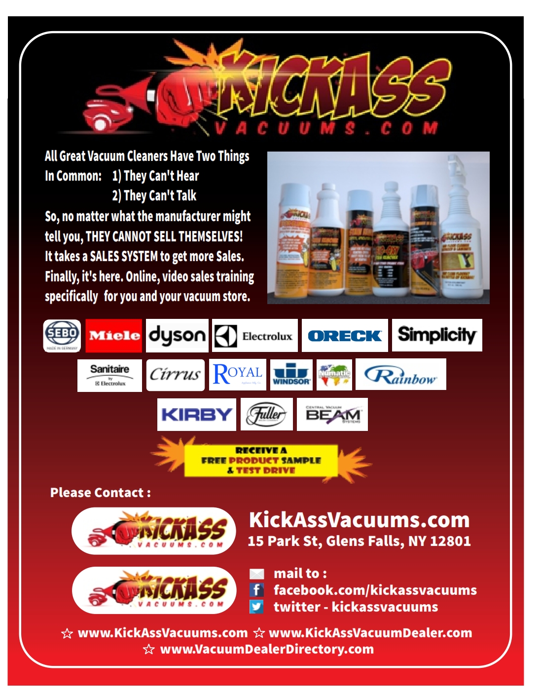 Flyer-Design von wchristia für KickAssVacuums.com | Design #15565453